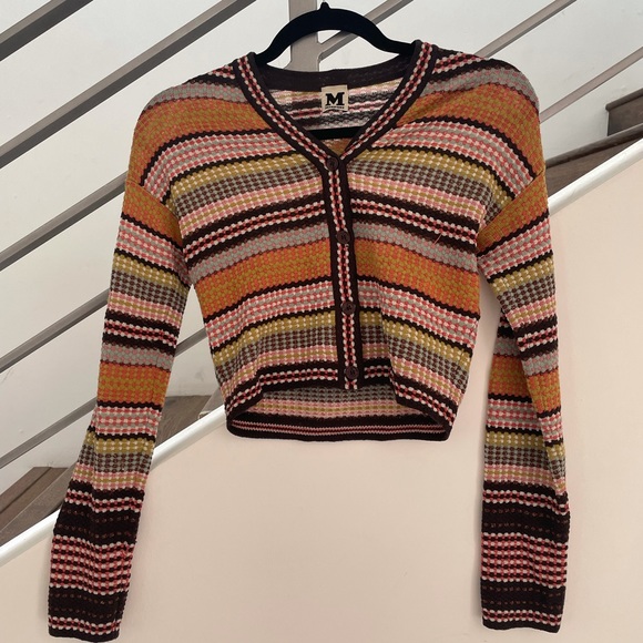 Missoni Sweaters - Vintage Missoni Cropped Cardigan Sweater